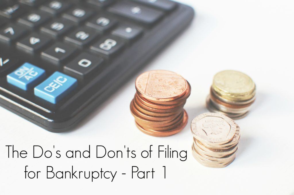 Filing for Bankruptcy Part 1